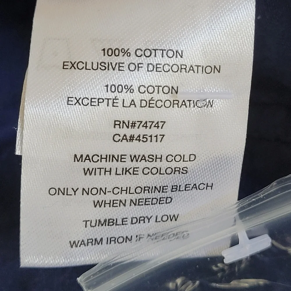 Natural Reflections Shorts Navy Blue Cotton Mid Rise Classic Coastal Size 10 NEW